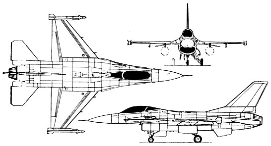    F-16A ' '   