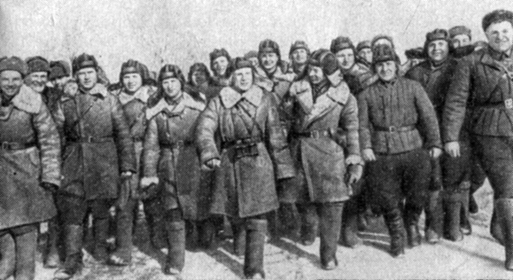 Танкисты одного из подразделений 4-й танковой бригады, 1941 г.