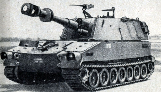 Рис. 3. 155-мм самоходная гаубица M109